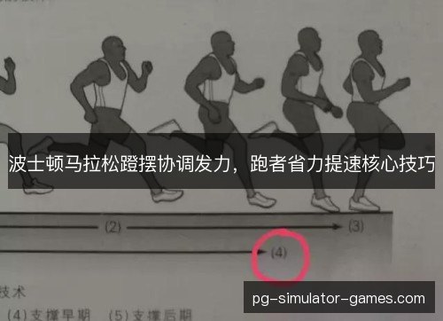 波士顿马拉松蹬摆协调发力，跑者省力提速核心技巧